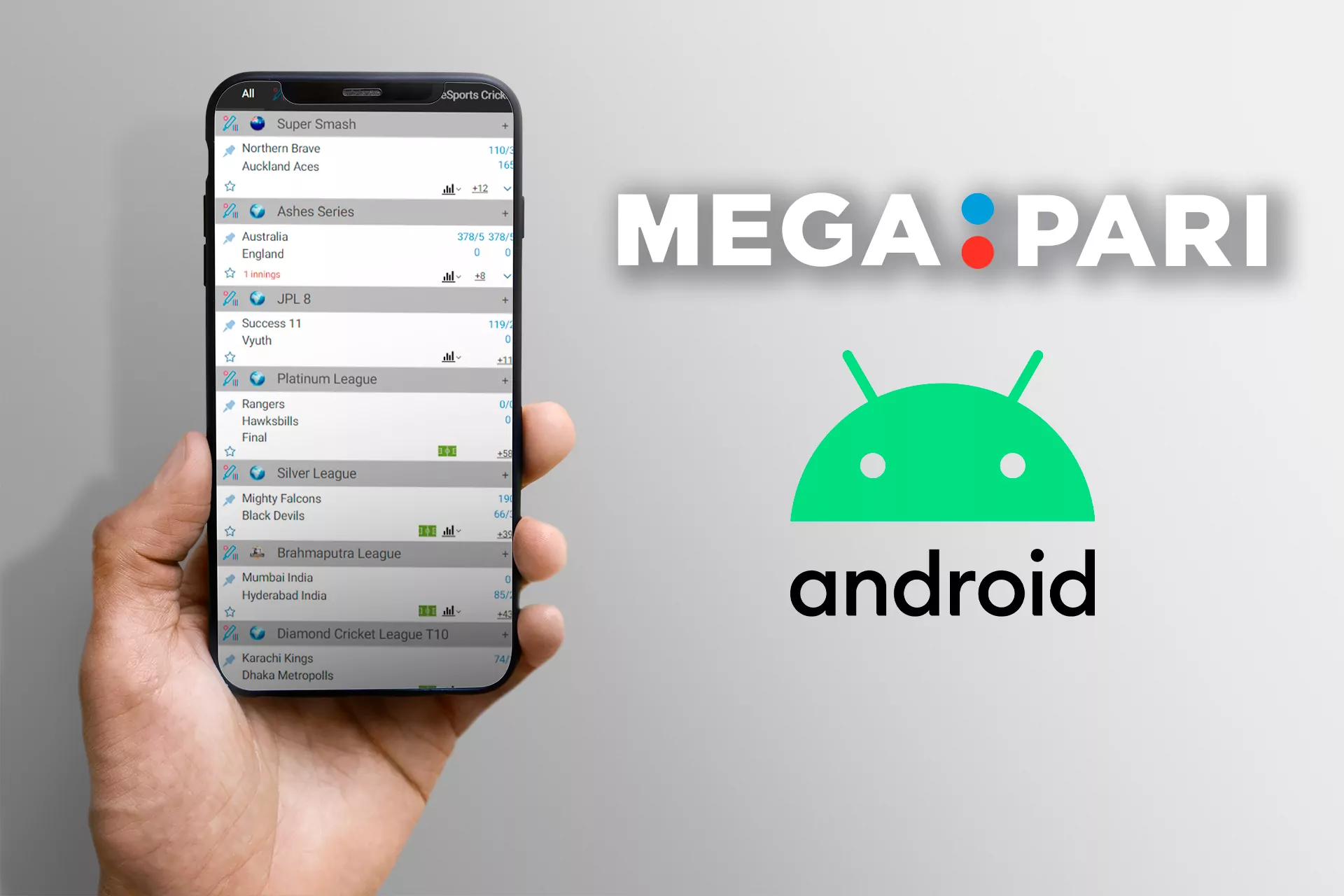 All Android devices are supported by Megapari app.