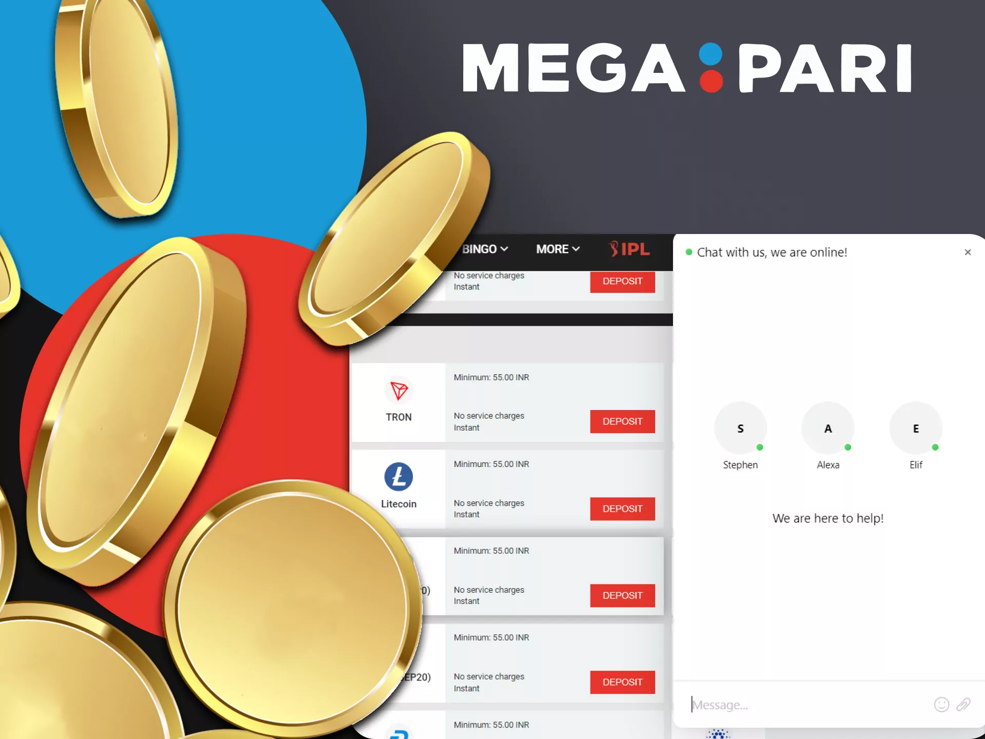 It's impossible to cancel a Megapari deposit.