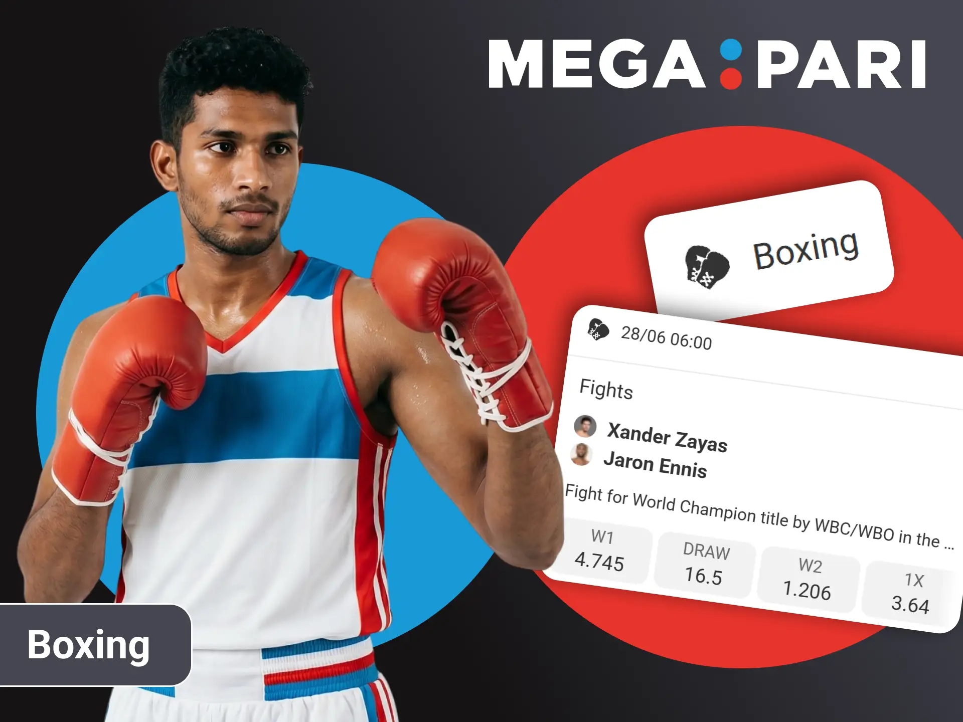 Predict professional boxing match winners on the official Megapari platform.