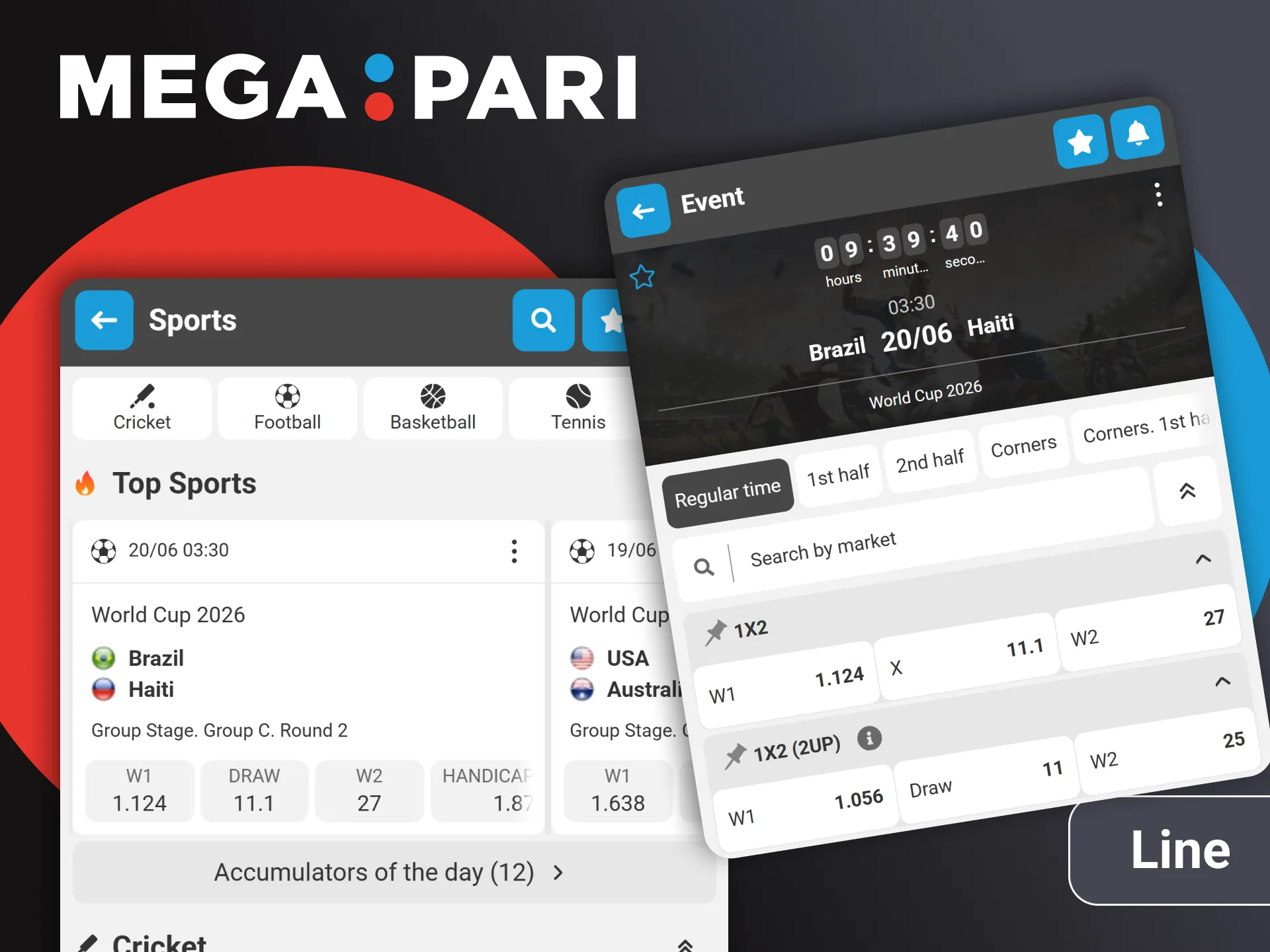 Analyze upcoming prematch betting odds inside the official Megapari platform.